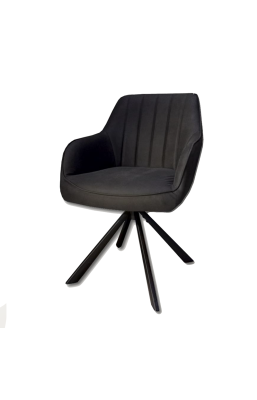 Chaise rotative Xara noir...