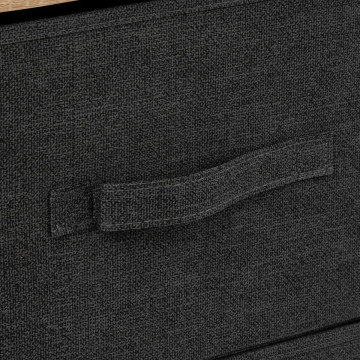 Chiffonnier 5 tiroirs Tissa gris foncé 5five - Le Depot Bailleul.