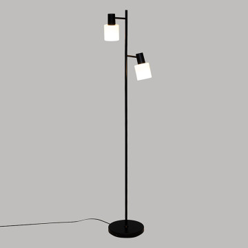 Lampadaire droit Taïs 143 cm métal noir Atmosphera - Le Dépôt Bailleul