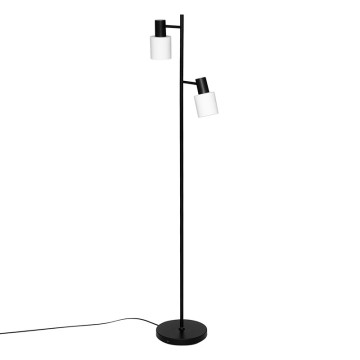 Lampadaire droit Taïs 143 cm métal noir Atmosphera - Le Dépôt Bailleul