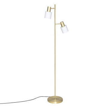 Lampadaire droit Taïs 143 cm métal doré Atmosphera - Le Dépôt Bailleul