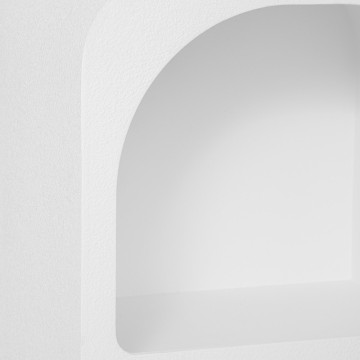 Chevet 2 niches blanc Soleya Atmosphera - Le Dépôt Bailleul