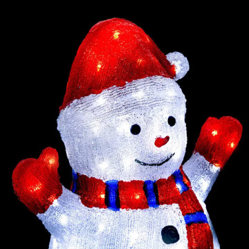 Bonhomme de neige lumineux extérieur 90 LED - Le Dépôt Bailleul