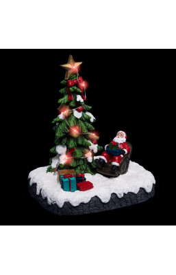 Sapin de Noël et fauteuil...