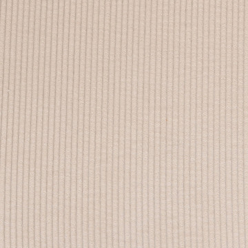 Chaise Roka velours côtelé beige pieds effet bois Atmosphera - Le Dépôt Bailleul