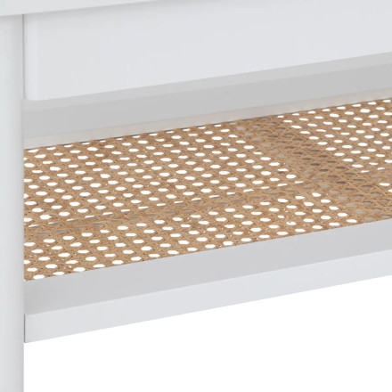Console 2 niveaux cannage Cabras Atmosphera - Le Dépôt Bailleul