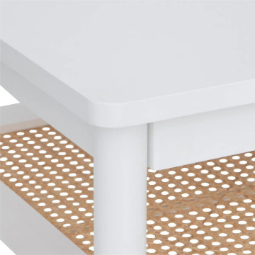 Table basse cannage blanche Cabras Atmosphera - Le Dépôt Bailleul