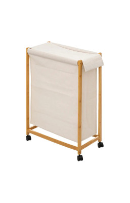 Panier à linge à roulettes...