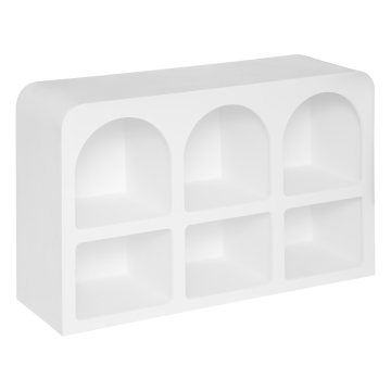 Etagère 6 niches blanc Soleya Atmosphera - Le Dépôt Bailleul