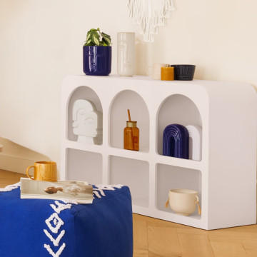Etagère 6 niches blanc Soleya Atmosphera - Le Dépôt Bailleul