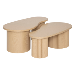 Lot de 2 tables basses gigognes Soleya Atmosphera - Le Dépôt Bailleul