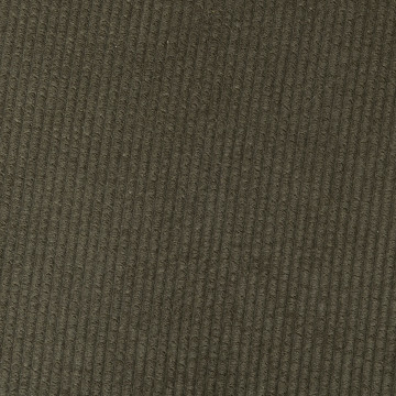 Chaise Roka velours côtelé kaki pieds effet bois Atmosphera - Le Dépôt Bailleul