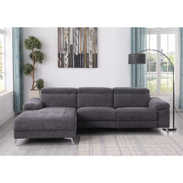 Canapé d'angle gauche relax électrique D3133 - Le Dépôt Bailleul