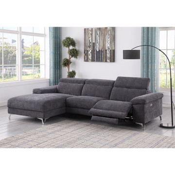 Canapé d'angle gauche relax électrique D3133 - Le Dépôt Bailleul