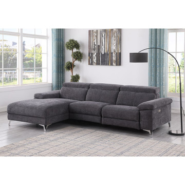Canapé d'angle gauche relax électrique D3133 - Le Dépôt Bailleul