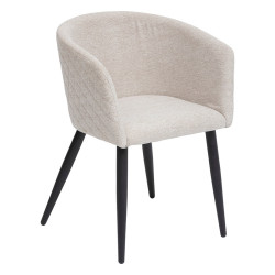 Fauteuil séjour Marlo beige Atmosphera - Le Dépôt Bailleul