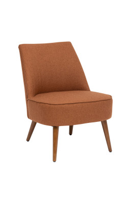 Fauteuil bas Gary ambre...