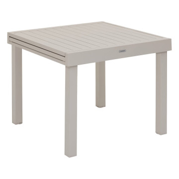 Table rectangulaire extensible Piazza 8 p. argile Hespéride - Dépôt Bailleul