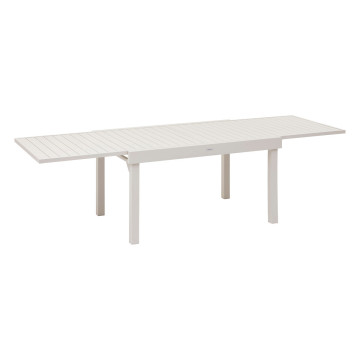 Table rectangulaire extensible Piazza 10 p. graphite Hespéride - Dépôt Bailleul