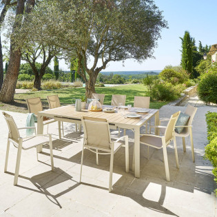 Table de jardin extensible...