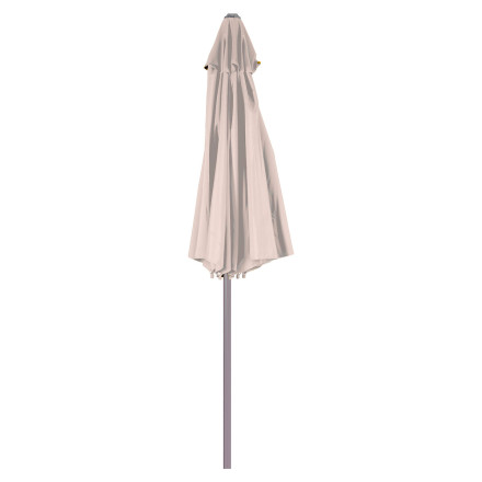 Parasol mat central rond 3m Loompa blé Hespéride - Le Dépôt Bailleul