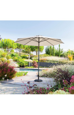 Parasol mat central rond 3m...