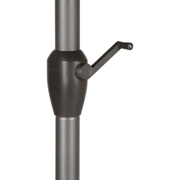 Parasol mat central rond 3m Loompa blé Hespéride - Le Dépôt Bailleul