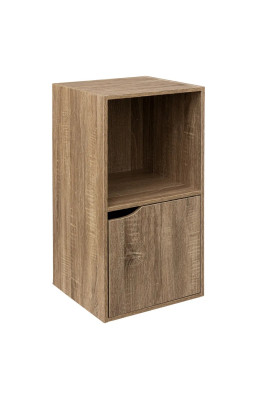 Etagère 2 cases 1 porte Mix...