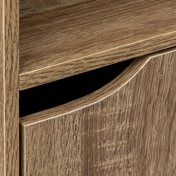 Etagère 2 cases 1 porte Mix coloris naturel 5five - Le Dépôt Bailleul
