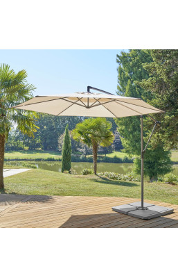 Parasol décentré rond Manoa...