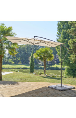 Parasol décentré carré...