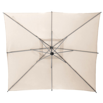 Parasol décentré carré Manoa blé Hespéride - Le Dépôt Bailleul