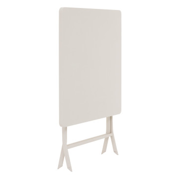 Table carrée pliante Greensboro 2p argile Hespéride   - Le Dépôt Bailleul