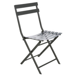Chaise de jardin Greensboro Hespéride graphite - Le Dépôt Bailleul