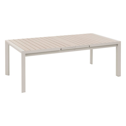 Table extensible 10p Evasion lin et argile Hespéride - Le Dépôt Bailleul