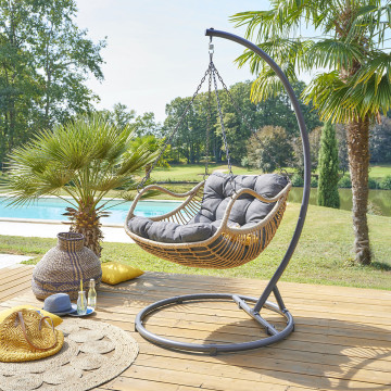 Pied pour fauteuil suspendu Panao graphite Hespéride - Le Dépôt Bailleul