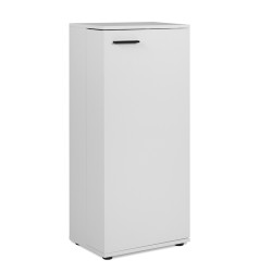 Meuble à chaussures 1 porte Satos blanc - Le Dépôt Bailleul