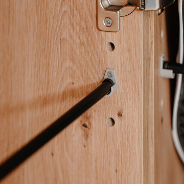 Meuble à chaussures 1 porte Satos naturel - Le Dépôt Bailleul