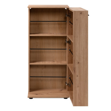 Meuble à chaussures 1 porte Satos naturel - Le Dépôt Bailleul