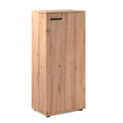 Meuble à chaussures 1 porte Satos naturel - Le Dépôt Bailleul