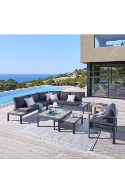 Salon de jardin d'angle...