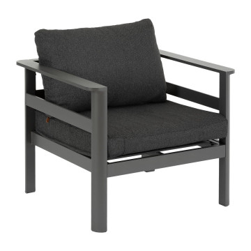 Salon de jardin d'angle Paradize graphite Hespéride - Le Dépôt Bailleul