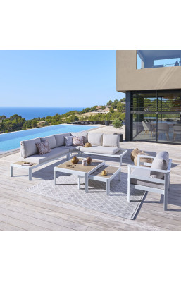 Salon de jardin d'angle...