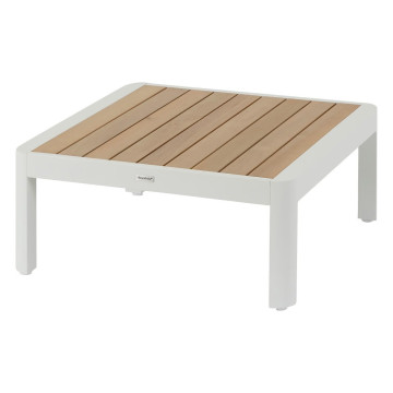 Salon de jardin d'angle Paradize blanc Hespéride - Le Dépôt Bailleul