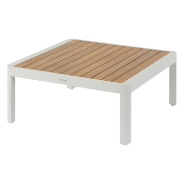 Salon de jardin d'angle Paradize blanc Hespéride - Le Dépôt Bailleul