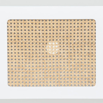 Meuble TV 3 portes cannage Cabras Atmosphera - Le Dépôt Bailleul