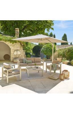 Parasol décentré Melhia 3x3...