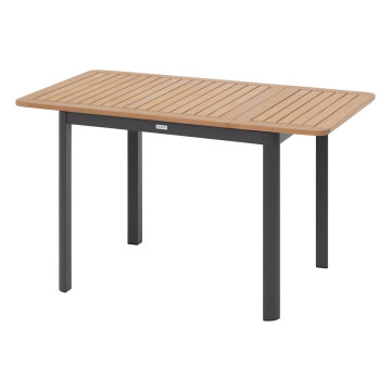 Table extensible Folya bois 4 places graphite Hespéride - Le Dépôt Bailleul