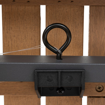 Table extensible Folya bois 4 places graphite Hespéride - Le Dépôt Bailleul