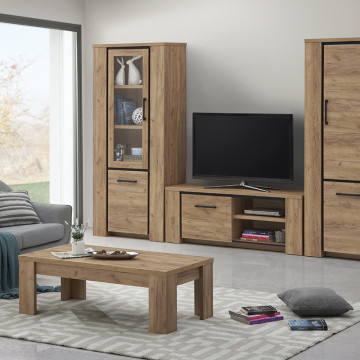 Meuble TV 1 porte 2 niches Lio - Le Dépôt Bailleul